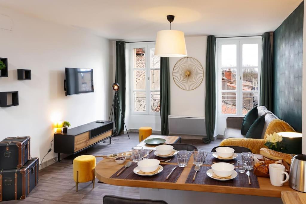 N3 Des Etudes Duplex Hypercentre Wifi Conciergeriedamecarcas Apartment Carcassonne Ngoại thất bức ảnh
